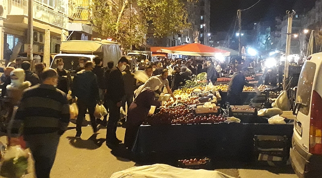 ALAYBEY PAZARI GECE AÇILDI