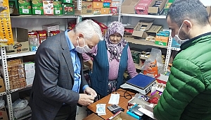 BELEDİYE BAŞKANI KÖY BAKKALLARININ VERESİYE DEFTERİNİ KAPATTI 