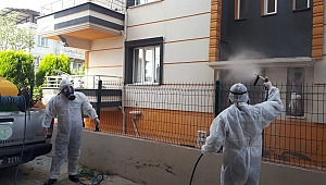 MANİSA'DA KARANTİNAYA ALINAN APARTMANDAN GÖRÜNTÜLER