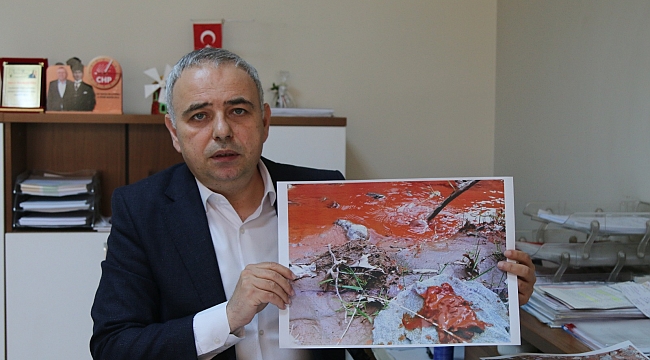 MANİSA'DA KIRMIZI AKAN DERENİN SIRRI ÇÖZÜLDÜ