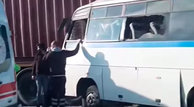 MANİSA OSB'DE FECİ KAZA! 1 ÖLÜ 15 YARALI