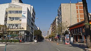 MANİSA SOKAKLARINDA KORONA SESSİZLİĞİ 
