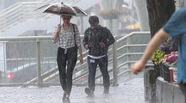 METEOROLOJİ'DEN SAĞANAK UYARISI