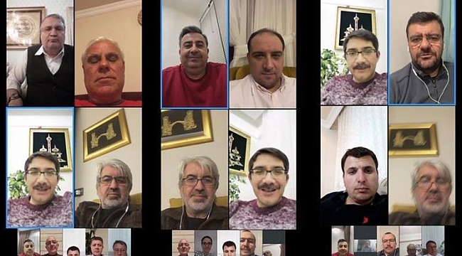 AK PARTİ'DEN VİDEO KONFERANS YÖNTEMİYLE TOPLANTI