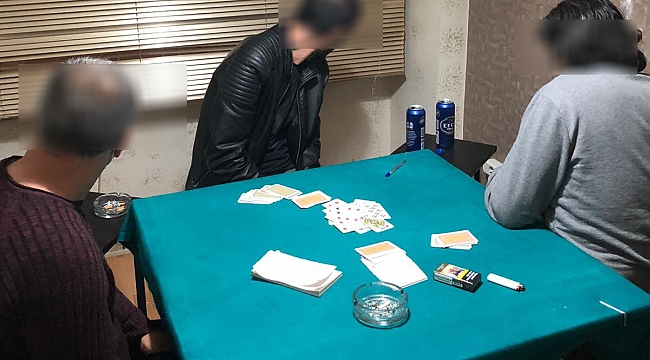 KUMAR OYNARKEN YAKALANAN ŞAHISLARA 19 BİN 425 TL CEZA