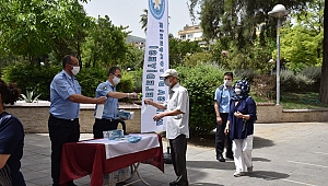 MANİSA'DA 40 BİN HİJYENİK MASKE DAĞITILDI