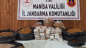 SALİHLİ'DE KAÇAK SİGARA OPARASYONLARI