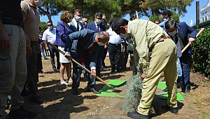 MANİSA'DA 251 ŞEHİT ADINA 251 OKULA 251 FİDAN DİKİLDİ