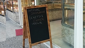 Manisa'da bu pastanede parası olmayana ekmek bedava