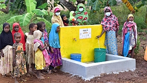 TANZANYA'DA KÖYLÜLER 'OBASYA ÇEŞMESİ' SAYESİNDE TEMİZ SUYA KAVUŞTU