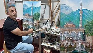 ÜNLÜ RESSAM ESKİ VE YENİYİ BİRLEŞTİRDİ, HATUNİYE'Yİ ÇİZDİ
