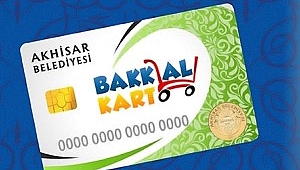 AKHİSAR'DA BAKKAL KART PROJESİ