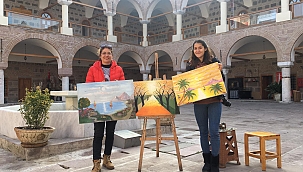 Kurşunlu Han'da Resim Yeteneğini Keşfetti
