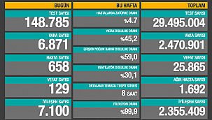 129 CAN KAYBI, 6 BİN 871 VAKA