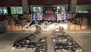 Kaçak sigaralar Manisa'da ele geçirildi