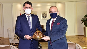 Bakan Kurum ile Başkan Ergün Ankara'da görüştü