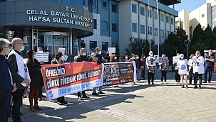 Manisa'da sağlıkçılar taleplerini sıraladı