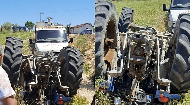 Manisa'da bir ölümlü traktör kazası daha
