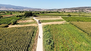 Yağcılar'da yol çalışması