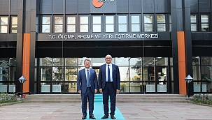 Rektör Ataç, ÖSYM Başkanı Prof. Dr. Halis Aygün'ü ziyaret etti