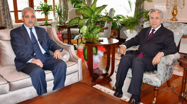 Arınç'tan, Vali Güvençer'e Ziyaret