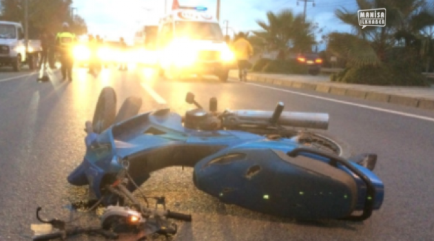  Emniyet şeridindeki araca çarptı