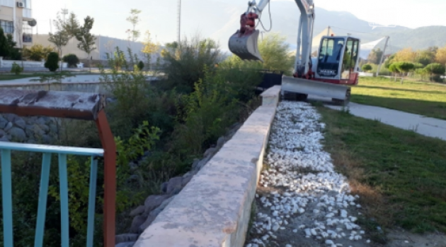 Güzelyurt Mahallesi'nde dere taşkını önlenmesi