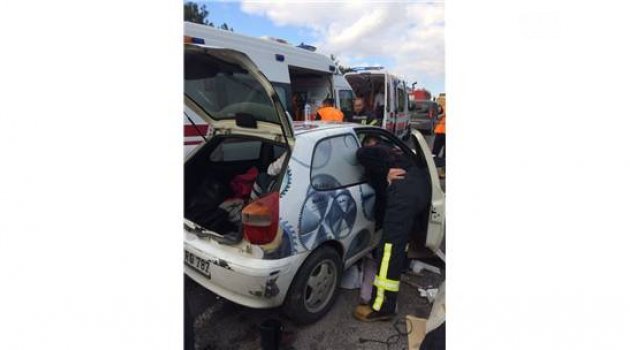 Kırkağaç'ta Trafik Kazası