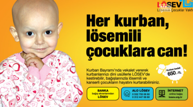 Kurban Bayramı'nda LÖSEMİLİ Çocukları Hayata Döndürün
