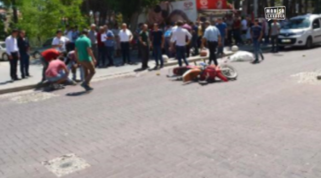 Manisa'da kaza 2 yaralı