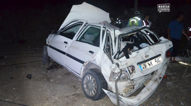 Manisa'da Trafik Kazası: 2 Ölü