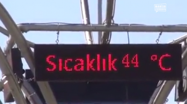 Manisa sıcaktan yanıyor