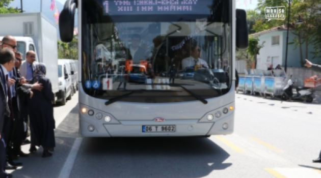 Manisa'da elektrikli otobüsler