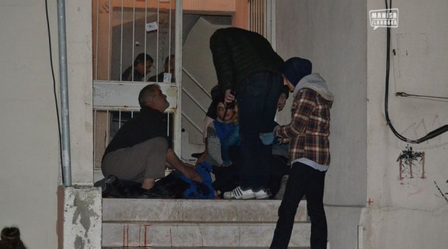 Manisa'da kar maskeli saldırgan