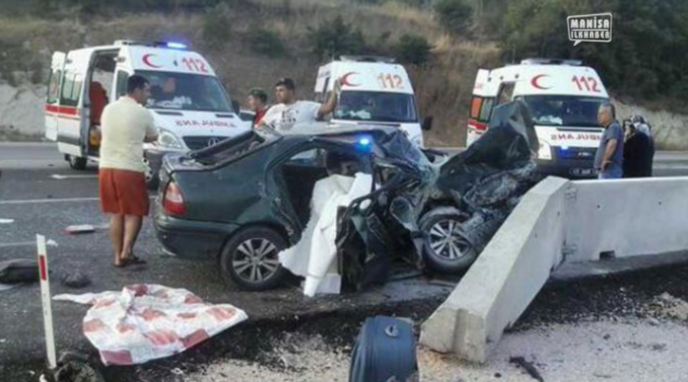 Manisa'da trafik kazası