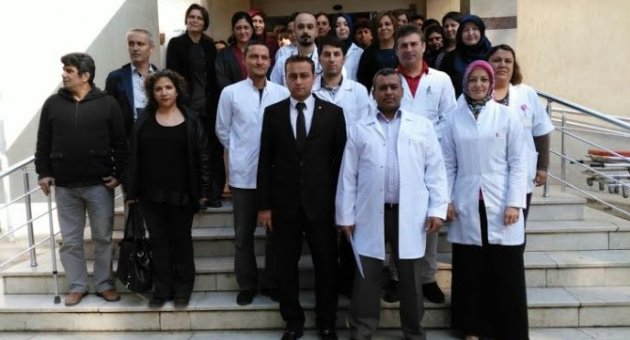 Sarıgöl'de Sağlık Çalışanları Terörü Kınadı