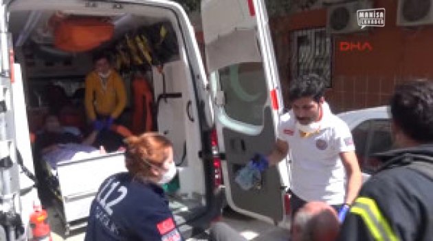 Şehzadeler'de yangında ailenin yaşadığı anlar