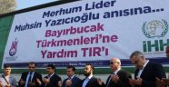 Türkmenlere Yazıcıoğlu Anısına Yardım Tır'ı