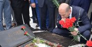 Bakan Soylu Maden Şehitliğinde Gözyaşlarını Tutamadı