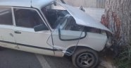 Ağaca Çarpan Otomobilin Sürücüsü Öldü