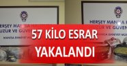 Manisa'da Yapılan Operasyonda 57 Kilo Esrar Ele Geçirildi
