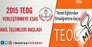 TEOG Yerleştirmeye Esas Nakil İşlemleri Başladı
