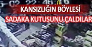 Marketten Sadaka Kutusunu Çaldılar