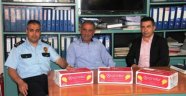 Sarıgöl'den Yüksekova Emniyeti'ne Kuru Üzüm Desteği