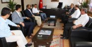 Başkan Karaçoban'dan Kaymakam Bilgin'e Ziyaret