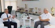 Eski Başkan Ünal'dan Başkan Ergün'e Ziyaret