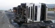 Kaza Yapan Tır 35 Saat Sonra Kaldırıldı