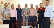 Şampiyon Alaşehir'den Başkan Ergün'e Teşekkür Ziyareti