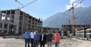 Başkan Çelik, Şehir Hastanesi İnşaatını İnceledi