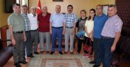 Şehit Yakınlarından Peynircioğlu'na Veda Ziyareti